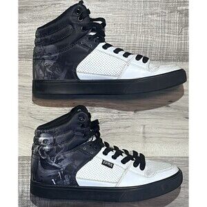 Osiris Echo High Top Mens 6.5 Haunted Skeleton Huit Skull Army Skateboard Shoes